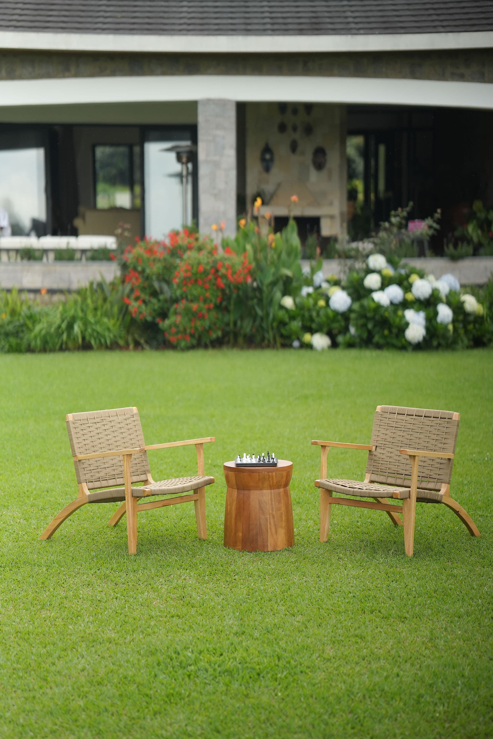 Reborn — Chairs on Lawn